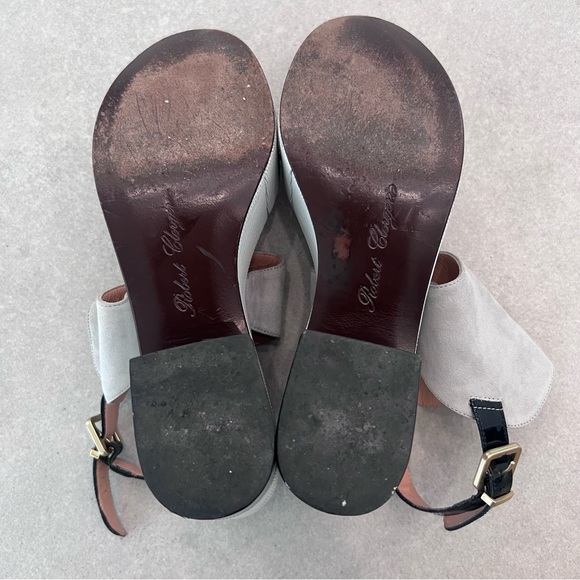 ROBERT CLERGERIE X A.L.C. suede platform sandal - Picture 10 of 10